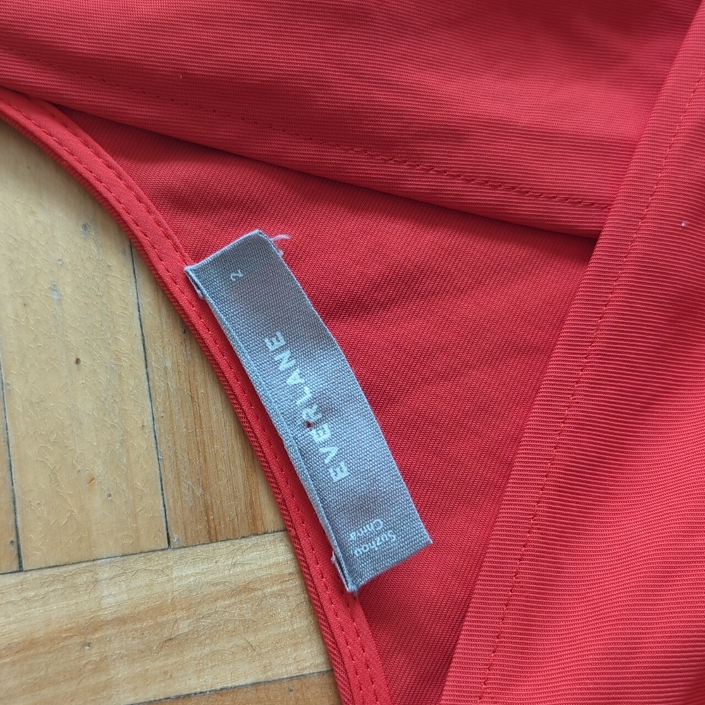 Everlane - Orange Midi Dress - Picture 4 of 5
